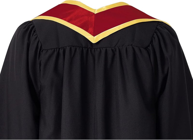 SAMDEEMI Adult Plain Graduation Honor Stole Sash Angled End With Trim 72" Long - Image 2